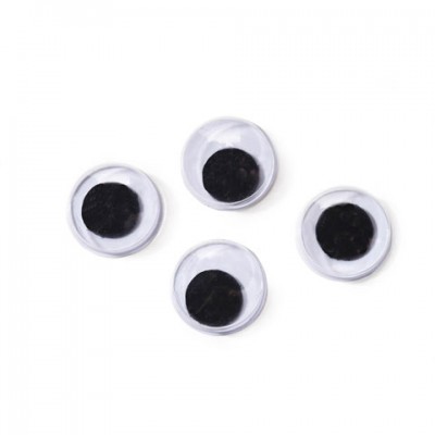 Paste On Eyes 12mm 118 Piece Pack   565199429